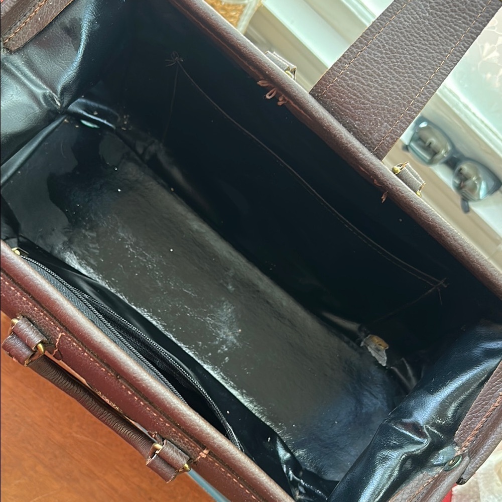 Vintage Brown Leather Apothecary Doctors Men's Bag - Picture 3 of 7